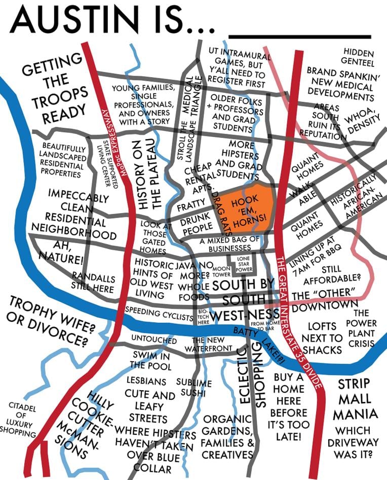 ಆಸ್ಟಿನ್ culturemap